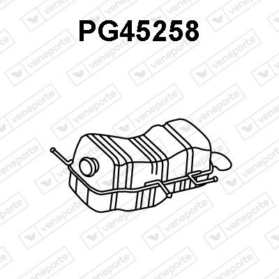 Veneporte PG45258 Глушитель, задняя часть PG45258: Отличная цена - Купить в Польше на 2407.PL!