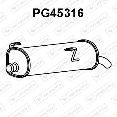 Veneporte PG45316 End Silencer PG45316: Buy near me in Poland at 2407.PL - Good price!
