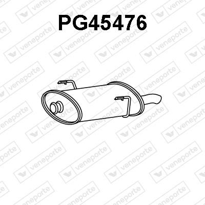 Veneporte PG45476 Глушитель, задняя часть PG45476: Отличная цена - Купить в Польше на 2407.PL!