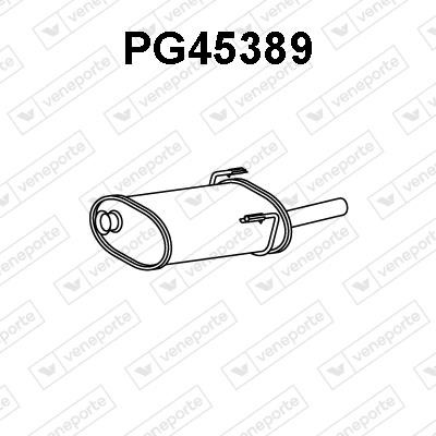 Veneporte PG45389 Глушитель, задняя часть PG45389: Отличная цена - Купить в Польше на 2407.PL!