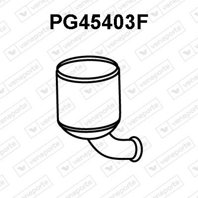 Veneporte PG45403F Diesel particulate filter DPF PG45403F: Buy near me in Poland at 2407.PL - Good price!