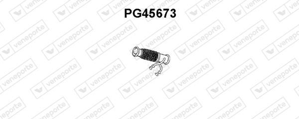 Veneporte PG45673 Exhaust pipe PG45673: Buy near me in Poland at 2407.PL - Good price!