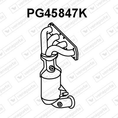 Veneporte PG45847K Katalysator PG45847K: Kaufen Sie zu einem guten Preis in Polen bei 2407.PL!