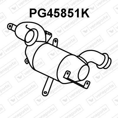 Veneporte PG45851K Каталізатор PG45851K: Приваблива ціна - Купити у Польщі на 2407.PL!