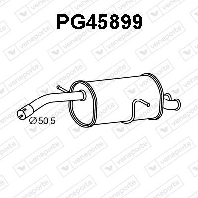 Veneporte PG45899 End Silencer PG45899: Buy near me in Poland at 2407.PL - Good price!