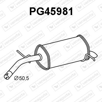 Veneporte PG45981 End Silencer PG45981: Buy near me in Poland at 2407.PL - Good price!