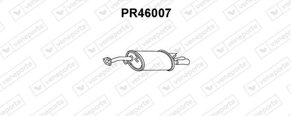 Veneporte PR46007 Глушитель, задняя часть PR46007: Отличная цена - Купить в Польше на 2407.PL!