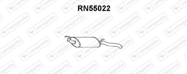 Veneporte RN55022 Tłumik, część tylna RN55022: Dobra cena w Polsce na 2407.PL - Kup Teraz!