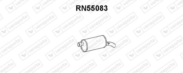 Veneporte RN55083 Tłumik, część tylna RN55083: Dobra cena w Polsce na 2407.PL - Kup Teraz!