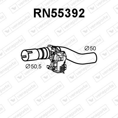 Veneporte RN55392 Exhaust pipe RN55392: Buy near me in Poland at 2407.PL - Good price!
