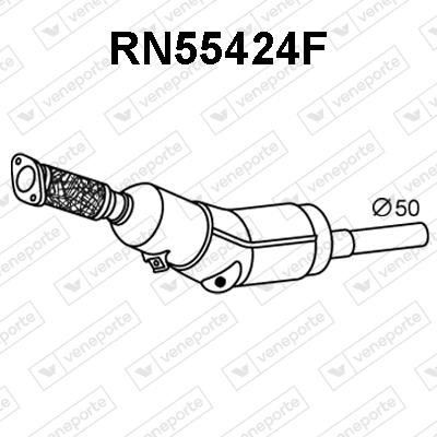 Veneporte RN55424F Фильтр сажевый DPF RN55424F: Отличная цена - Купить в Польше на 2407.PL!