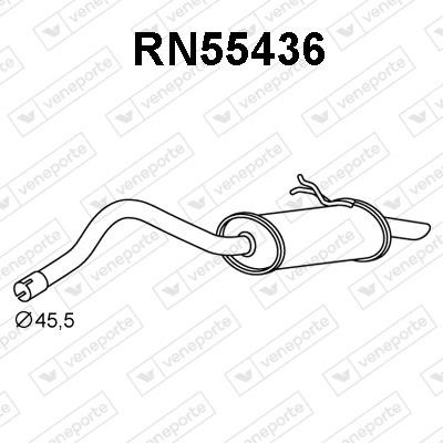 Veneporte RN55436 End Silencer RN55436: Buy near me at 2407.PL in Poland at an Affordable price!