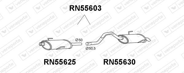 Veneporte RN55603 End Silencer RN55603: Buy near me in Poland at 2407.PL - Good price!