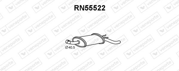 Veneporte RN55522 End Silencer RN55522: Buy near me in Poland at 2407.PL - Good price!