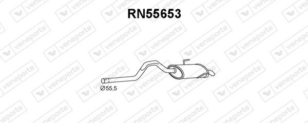 Veneporte RN55653 End Silencer RN55653: Buy near me in Poland at 2407.PL - Good price!