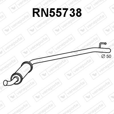 Veneporte RN55738 Central silencer RN55738: Buy near me at 2407.PL in Poland at an Affordable price!