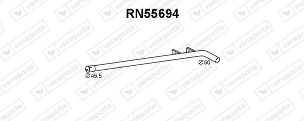 Veneporte RN55694 Exhaust pipe RN55694: Buy near me in Poland at 2407.PL - Good price!