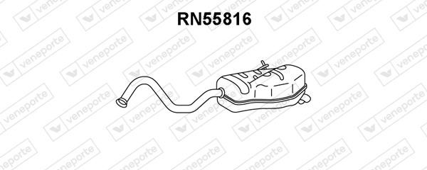 Veneporte RN55816 Глушник, задня частина RN55816: Приваблива ціна - Купити у Польщі на 2407.PL!