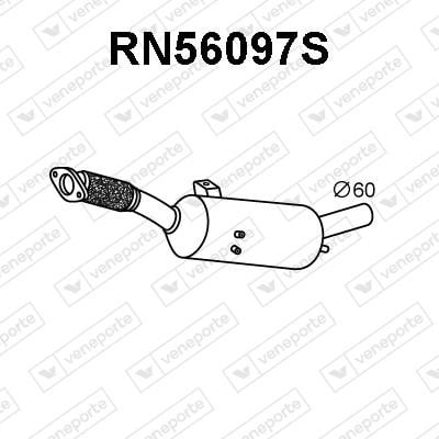 Veneporte RN56097S Diesel particulate filter DPF RN56097S: Buy near me at 2407.PL in Poland at an Affordable price!
