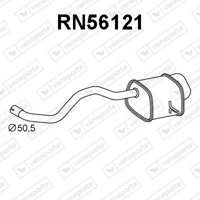 Veneporte RN56121 End Silencer RN56121: Buy near me at 2407.PL in Poland at an Affordable price!