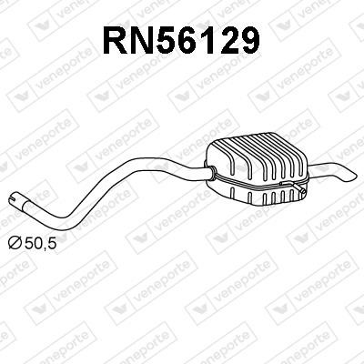 Veneporte RN56129 End Silencer RN56129: Buy near me in Poland at 2407.PL - Good price!