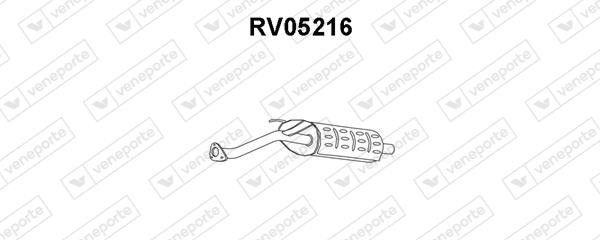 Veneporte RV05216 Tłumik, część tylna RV05216: Dobra cena w Polsce na 2407.PL - Kup Teraz!
