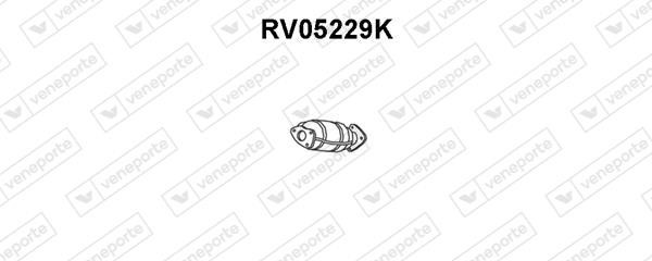 Veneporte RV05229K Catalytic Converter RV05229K: Buy near me in Poland at 2407.PL - Good price!