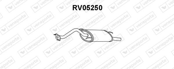 Veneporte RV05250 Глушник, задня частина RV05250: Приваблива ціна - Купити у Польщі на 2407.PL!