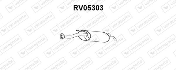 Veneporte RV05303 Tłumik, część tylna RV05303: Atrakcyjna cena w Polsce na 2407.PL - Zamów teraz!