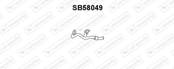 Veneporte SB58049 Exhaust pipe SB58049: Buy near me in Poland at 2407.PL - Good price!