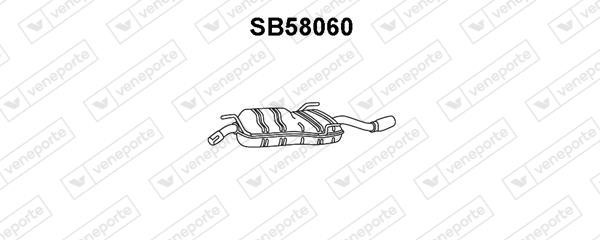 Veneporte SB58060 End Silencer SB58060: Buy near me in Poland at 2407.PL - Good price!