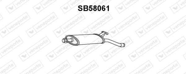 Veneporte SB58061 End Silencer SB58061: Buy near me in Poland at 2407.PL - Good price!