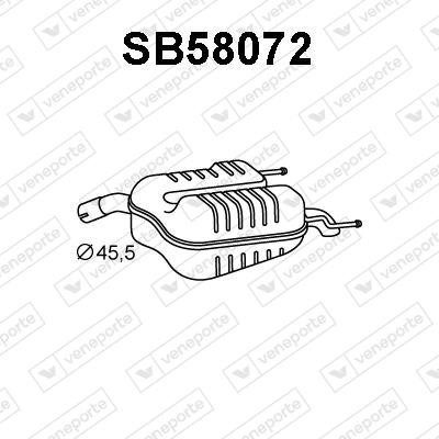Veneporte SB58072 Endschalldämpfer SB58072: Kaufen Sie zu einem guten Preis in Polen bei 2407.PL!