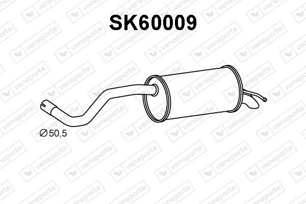 Veneporte SK60009 End Silencer SK60009: Buy near me in Poland at 2407.PL - Good price!
