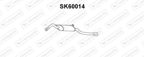 Veneporte SK60014 End Silencer SK60014: Buy near me in Poland at 2407.PL - Good price!