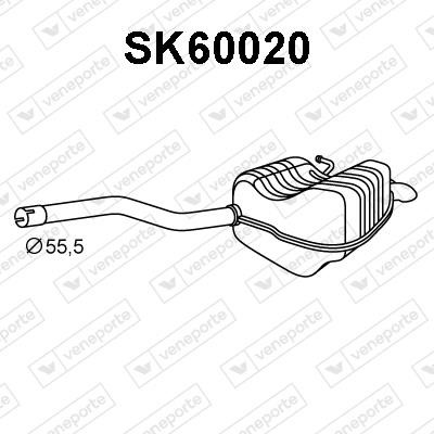 Veneporte SK60020 Endschalldämpfer SK60020: Kaufen Sie zu einem guten Preis in Polen bei 2407.PL!