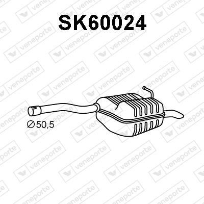 Veneporte SK60024 Endschalldämpfer SK60024: Kaufen Sie zu einem guten Preis in Polen bei 2407.PL!