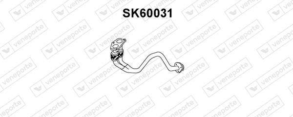 Veneporte SK60031 Exhaust pipe SK60031: Buy near me in Poland at 2407.PL - Good price!