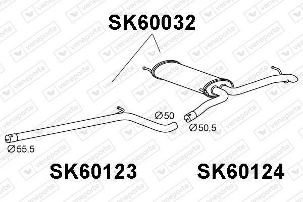 Veneporte SK60032 Stoßdämpfer SK60032: Kaufen Sie zu einem guten Preis in Polen bei 2407.PL!