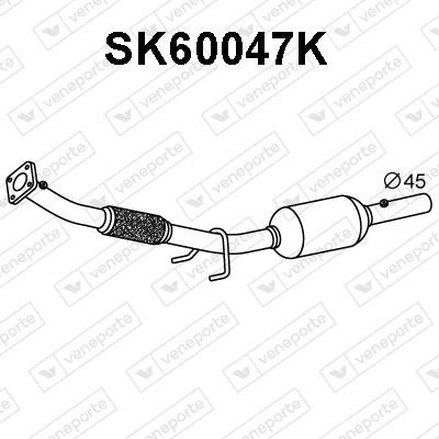 Veneporte SK60047K Katalizator SK60047K: Dobra cena w Polsce na 2407.PL - Kup Teraz!