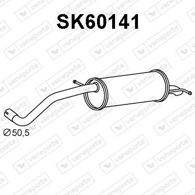 Veneporte SK60141 End Silencer SK60141: Buy near me in Poland at 2407.PL - Good price!