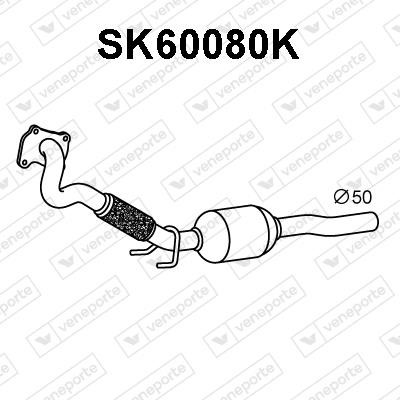 Veneporte SK60080K Catalytic Converter SK60080K: Buy near me in Poland at 2407.PL - Good price!