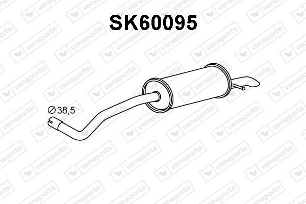 Veneporte SK60095 End Silencer SK60095: Buy near me in Poland at 2407.PL - Good price!