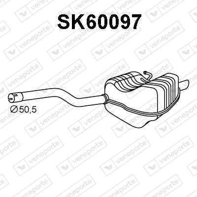 Veneporte SK60097 Endschalldämpfer SK60097: Bestellen Sie in Polen zu einem guten Preis bei 2407.PL!