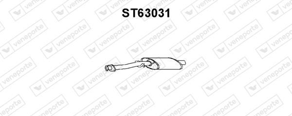 Veneporte ST63031 Central silencer ST63031: Buy near me in Poland at 2407.PL - Good price!