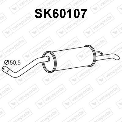 Veneporte SK60107 End Silencer SK60107: Buy near me in Poland at 2407.PL - Good price!