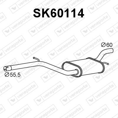 Veneporte SK60114 Endschalldämpfer SK60114: Kaufen Sie zu einem guten Preis in Polen bei 2407.PL!