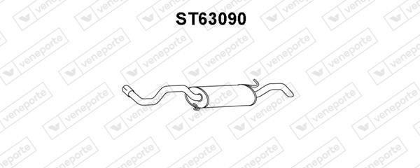 Veneporte ST63090 End Silencer ST63090: Buy near me in Poland at 2407.PL - Good price!