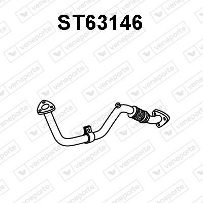 Veneporte ST63146 Exhaust pipe ST63146: Buy near me in Poland at 2407.PL - Good price!