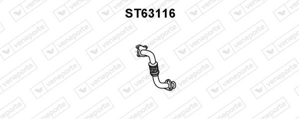 Veneporte ST63116 Exhaust pipe ST63116: Buy near me in Poland at 2407.PL - Good price!